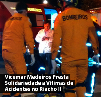 Vicemar Medeiros Presta Solidariedade a Vítimas de Acidentes no Riacho II