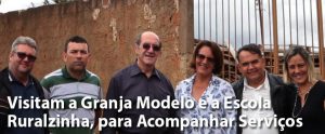 Vicemar Medeiros e Deputado Wasny Visitam a Granja Modelo e a Escola Ruralzinha, para Acompanhar Serviços
