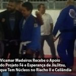 Vicemar Medeiros Recebe Apoio do Projeto Fé e Esperança de Jiu Jitsu
