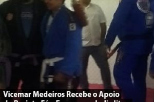 Vicemar Medeiros Recebe Apoio do Projeto Fé e Esperança de Jiu Jitsu